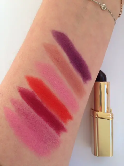 L'Oreal Color Riche 30 Years Lipsticks