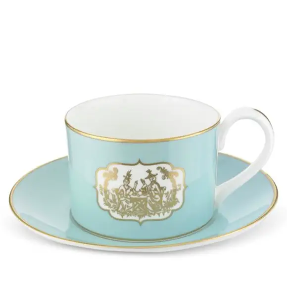 St James Eau de Nil China Teacup & Saucer