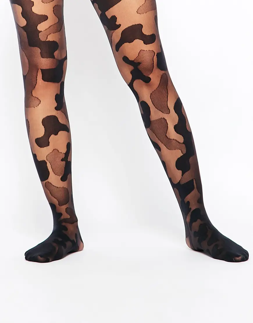 Henry Holland Pretty Polly Camouflage Tights