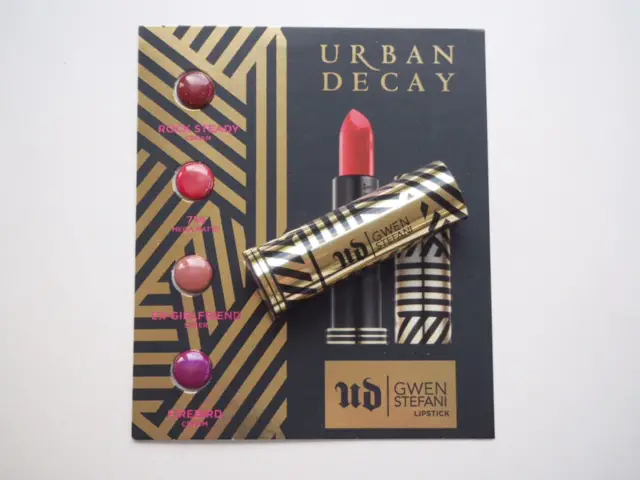 Gwen Stefani Urban Decay Lipsticks