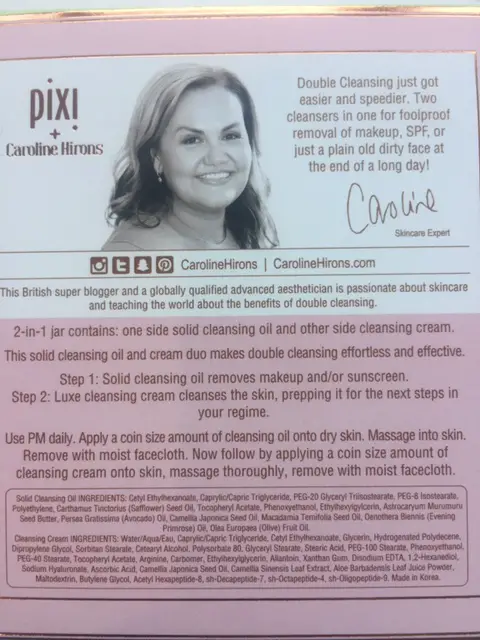 Pixi & Caroline Hirons Double Cleanse