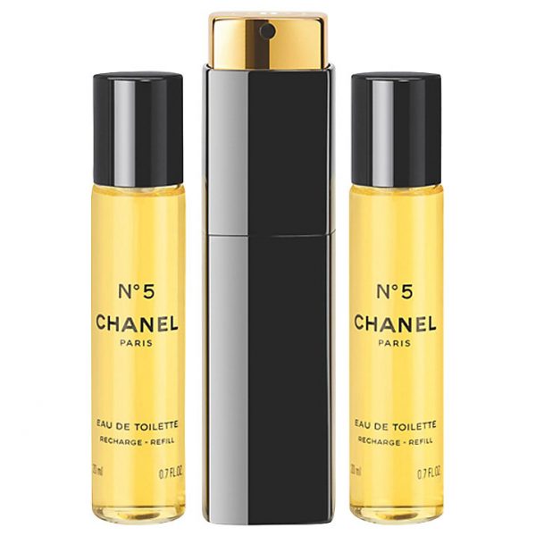 Chanel No.5 Eau De Toilette Purse Spray Refills 3x20ml/0.7oz buy to  India.India CosmoStore