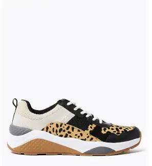 leopard print boots m&s
