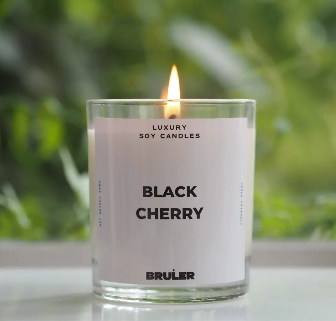 Bruler Black Cherry Candle Review 2