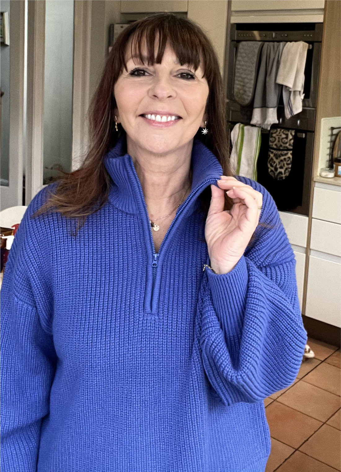 French connection sales blue sweater